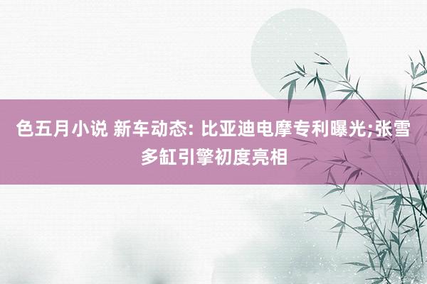 色五月小说 新车动态: 比亚迪电摩专利曝光;张雪多缸引擎初度亮相