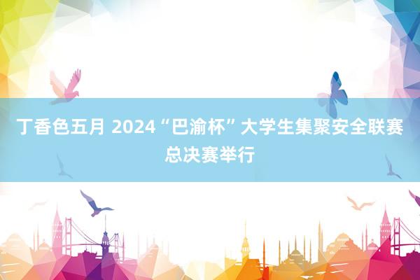 丁香色五月 2024“巴渝杯”大学生集聚安全联赛总决赛举行