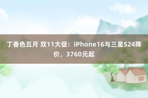 丁香色五月 双11大促：iPhone16与三星S24降价，3760元起