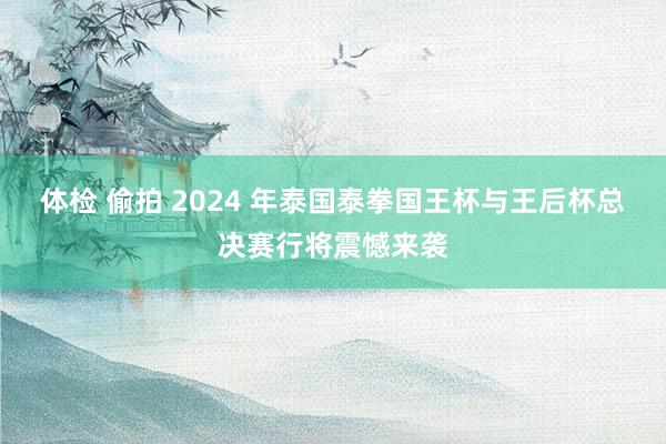 体检 偷拍 2024 年泰国泰拳国王杯与王后杯总决赛行将震憾来袭